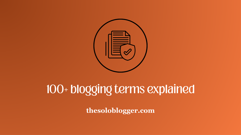 100+ Blogging Terms Every Beginner Should Know (2026)