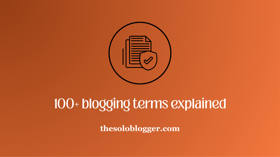 100+ Blogging Terms Every Beginner Should Know (2026)